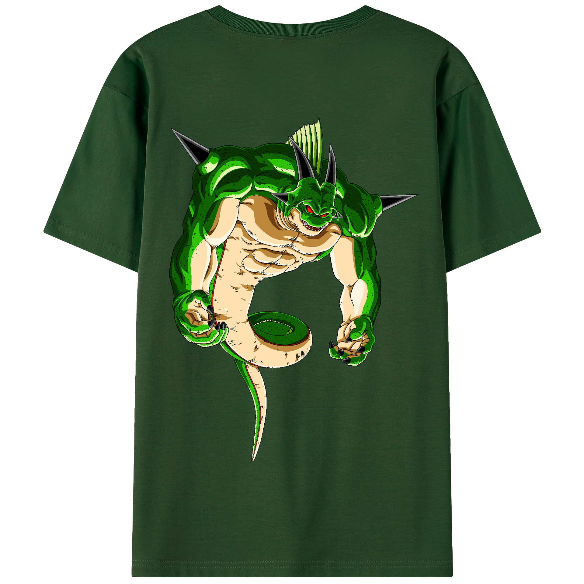 （画像用） ドラゴンボール 神龍 シェンロン DRAGON BALL Shenron 綿100％半袖Tシャツ（背面プリント）